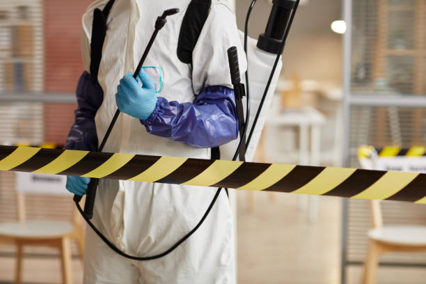 Professional Blood Cleanup technician working in Monmouth Beach, NJ